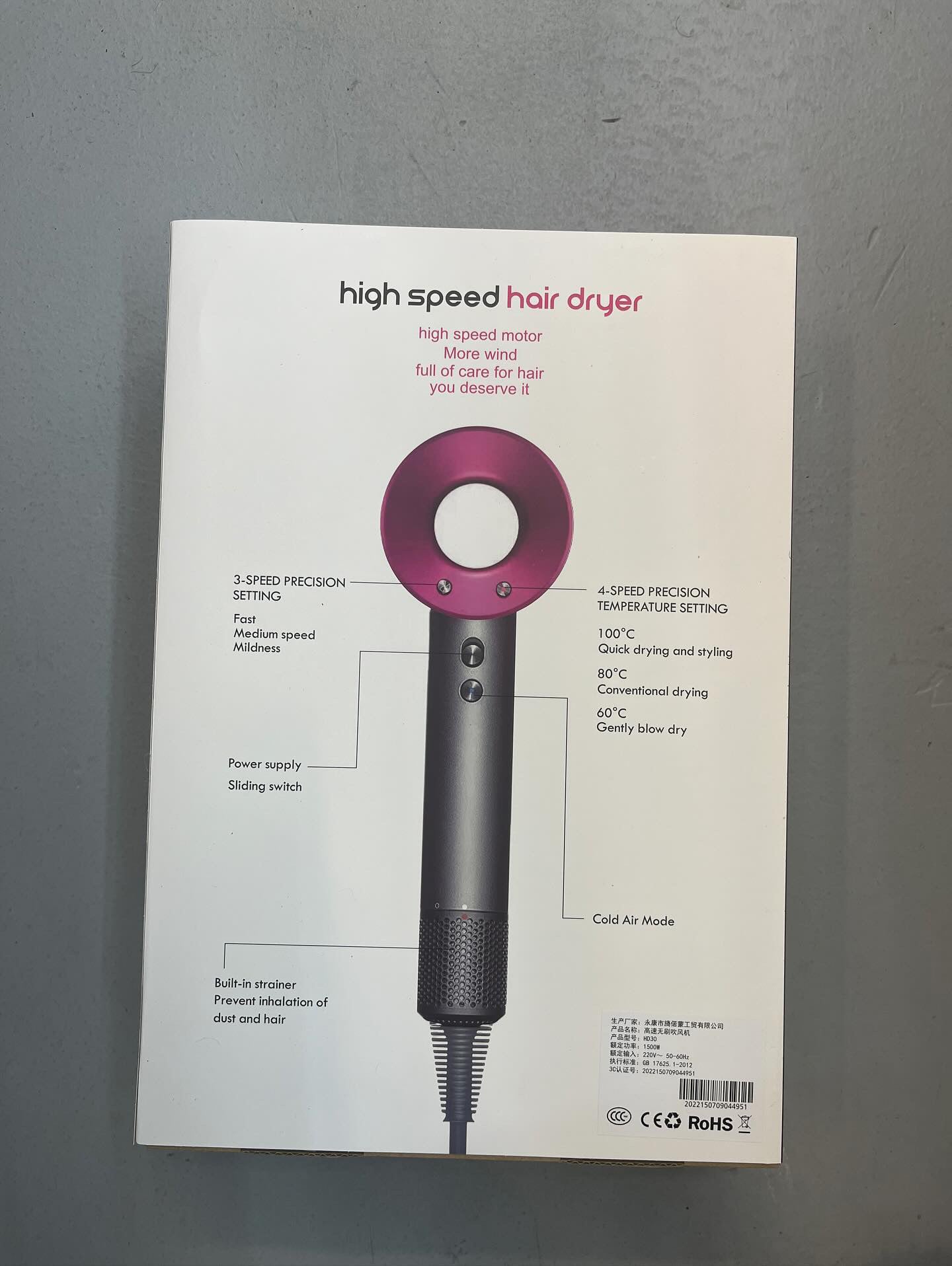 High Speed Hair Dryer